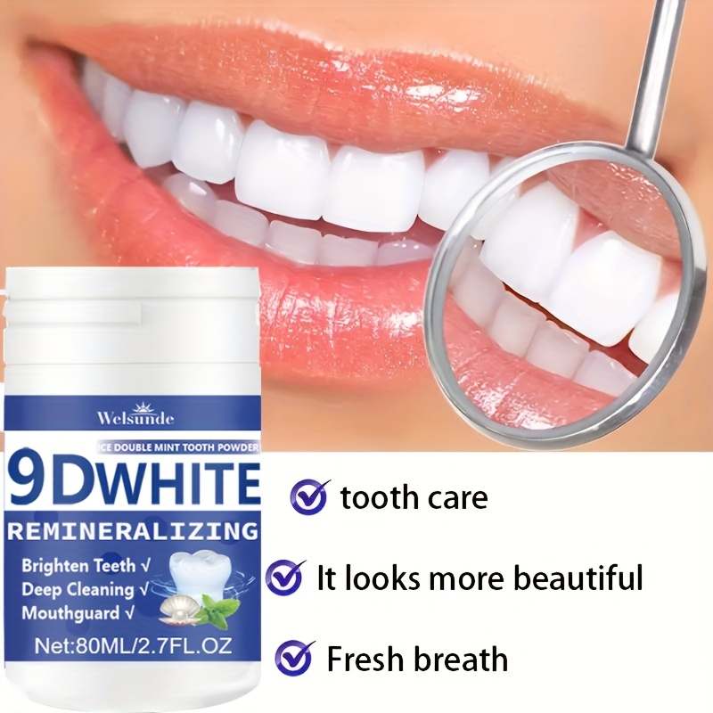 Teeth Whitening Tips - 9D 화이트 재광화 하이드록시아파타이트 치약, 치아