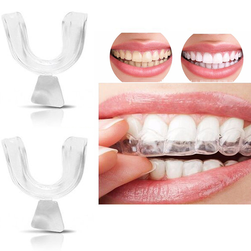 Teeth Whitening With Trays - 컴포트핏 실리콘 마우스 트레이 야간 치아