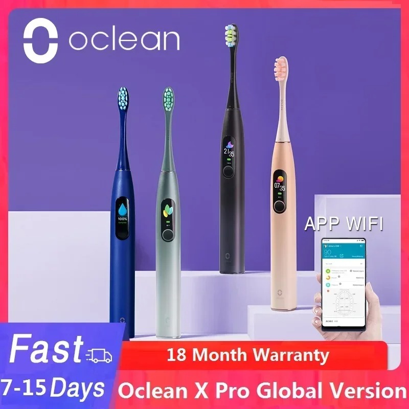 Teeth Whitening Toothbrush - 오클린 X 프로 음파 전동 칫솔