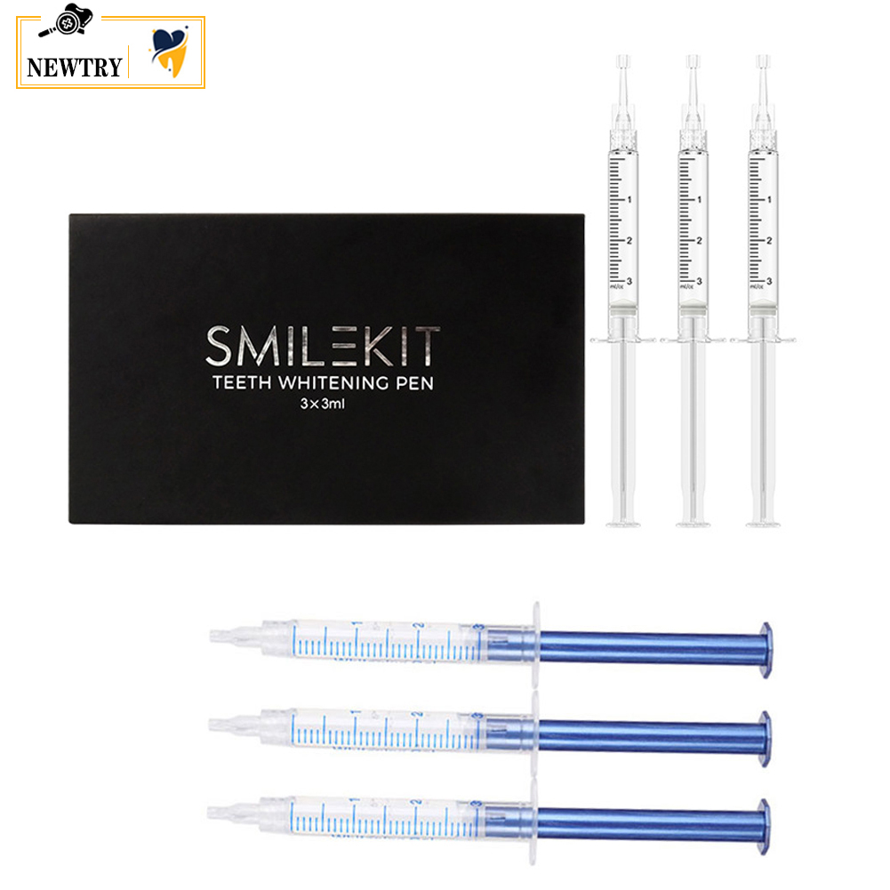 Teeth Whitening Gel Syringes - 부티크 선물 상자 포함 치아 미백