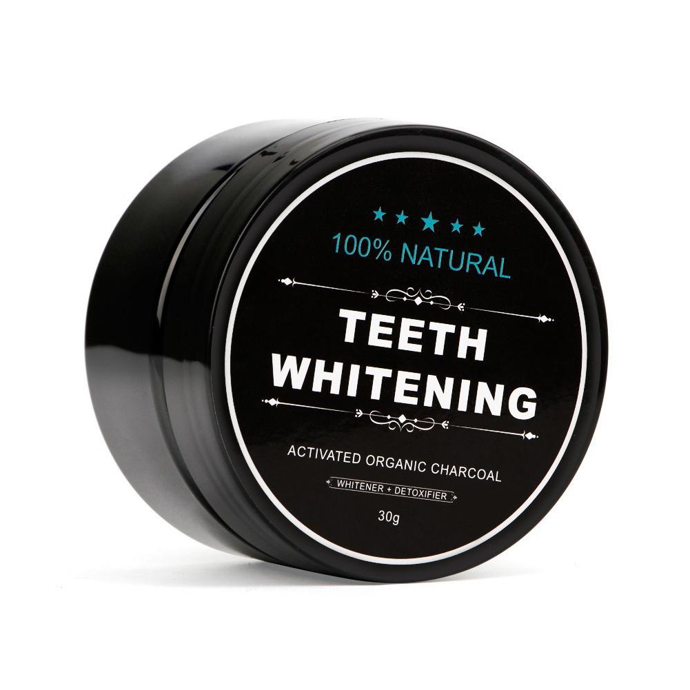 Teeth Whitening Activated Organic Charcoal - 치아 미백 파우더 천연 유기농 활성