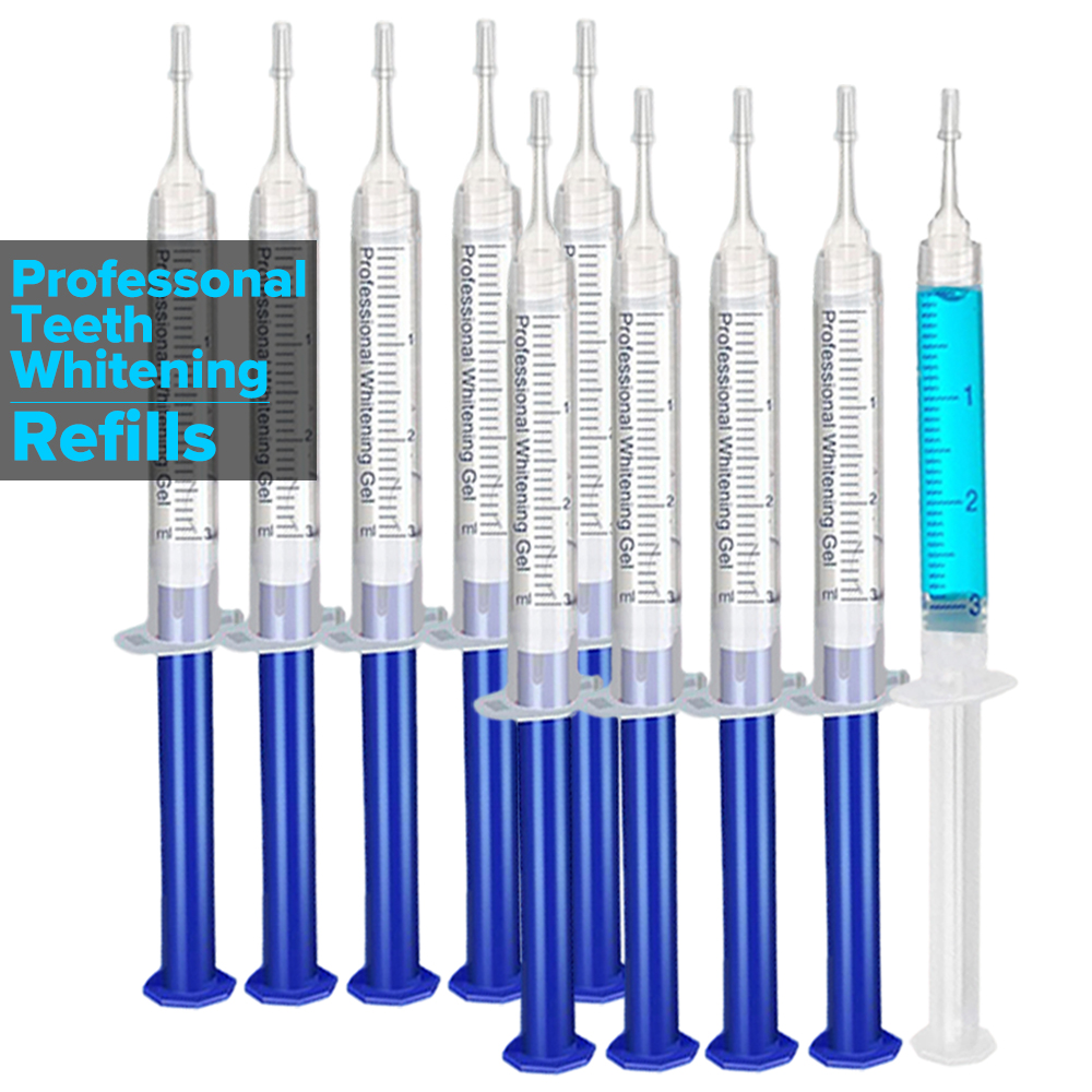 Teeth Whitening With Trays - 치아 미백 젤 리필 주사기 치아