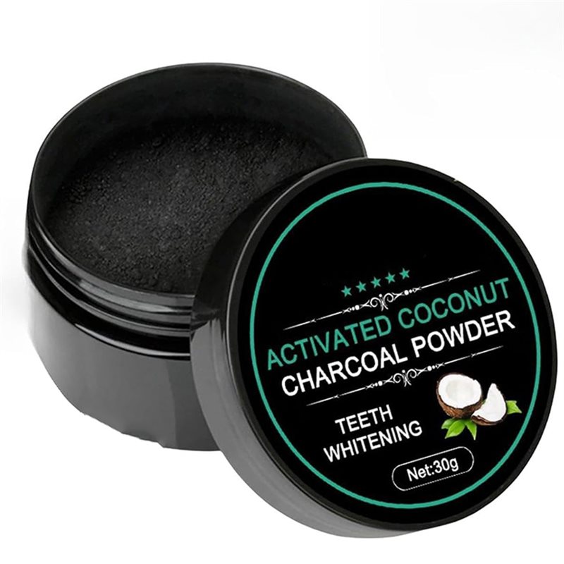 Teeth Whitening Activated Organic Charcoal - 【소비자들이 가장 좋아하는 제품】치아 미백 파우더