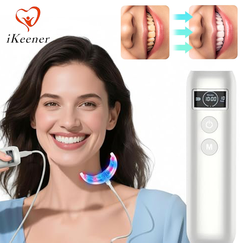 Teeth Whitening With Trays - 치아 미백 촉진기 16 LED 레드