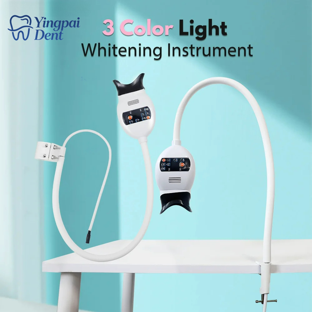 Teeth Whitening Accelerator - 조절 가능한 3색 LED 치아 미백