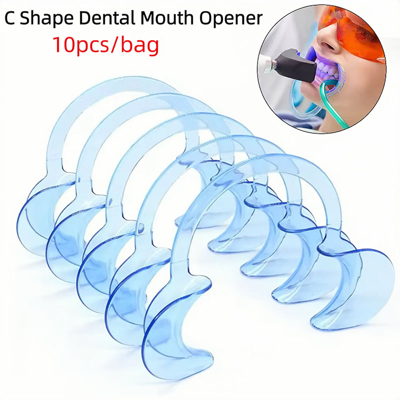 Teeth Whitening Accelerator - 10pcs 치과 뺨 리트랙터 C 모양