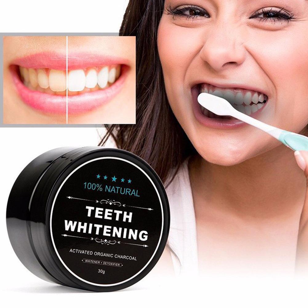 Teeth Whitening Activated Organic Charcoal - 유기농 활성탄 코코넛 껍질 대나무 숯