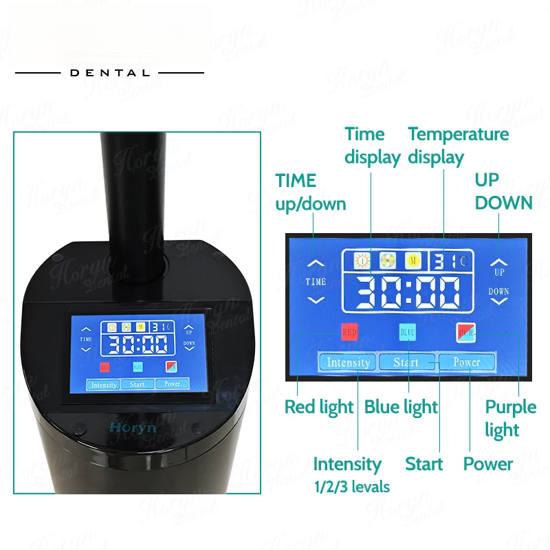 80W 리프트형 치과용 냉광 램프 블루 컬러 터치스크린 - Teeth Whitening Doctor 리뷰 및 가격