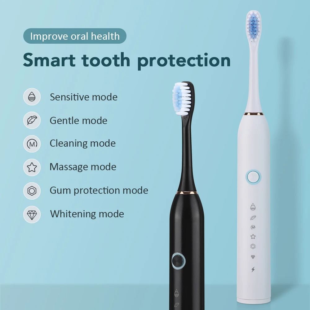 지능형 음파 전동 칫솔 성인용 충전식 완전 자동 미백  - Teeth Whitening Doctor 리뷰 및 가격