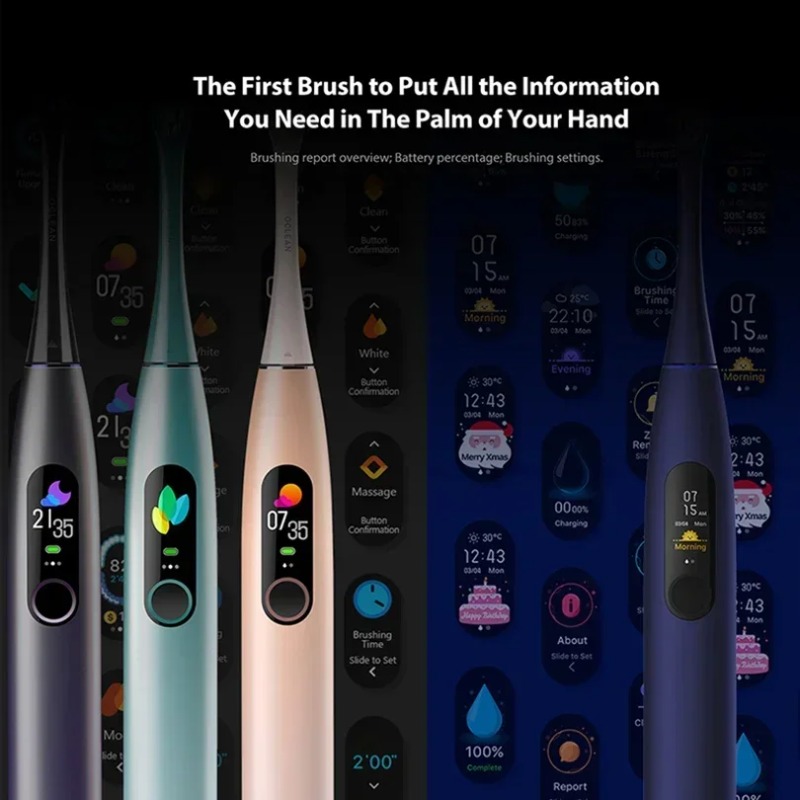 오클린 X 프로 음파 전동 칫솔 미백 치아 진동기 무선 - Teeth Whitening Toothbrush 리뷰 및 가격