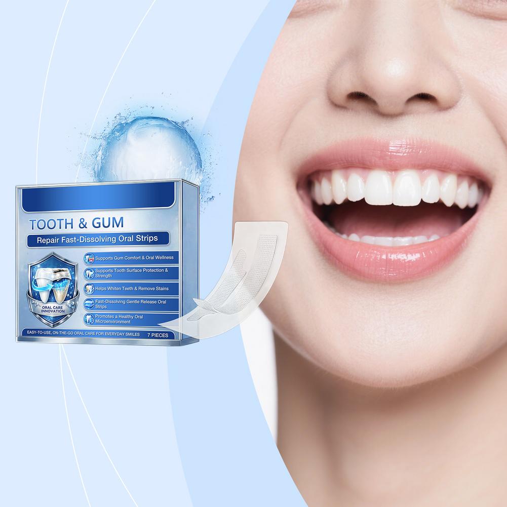 7개입 치아 미백 얼룩 제거 구강 건강 패치 치아 잇몸 - Teeth Whitening Fast 리뷰 및 가격