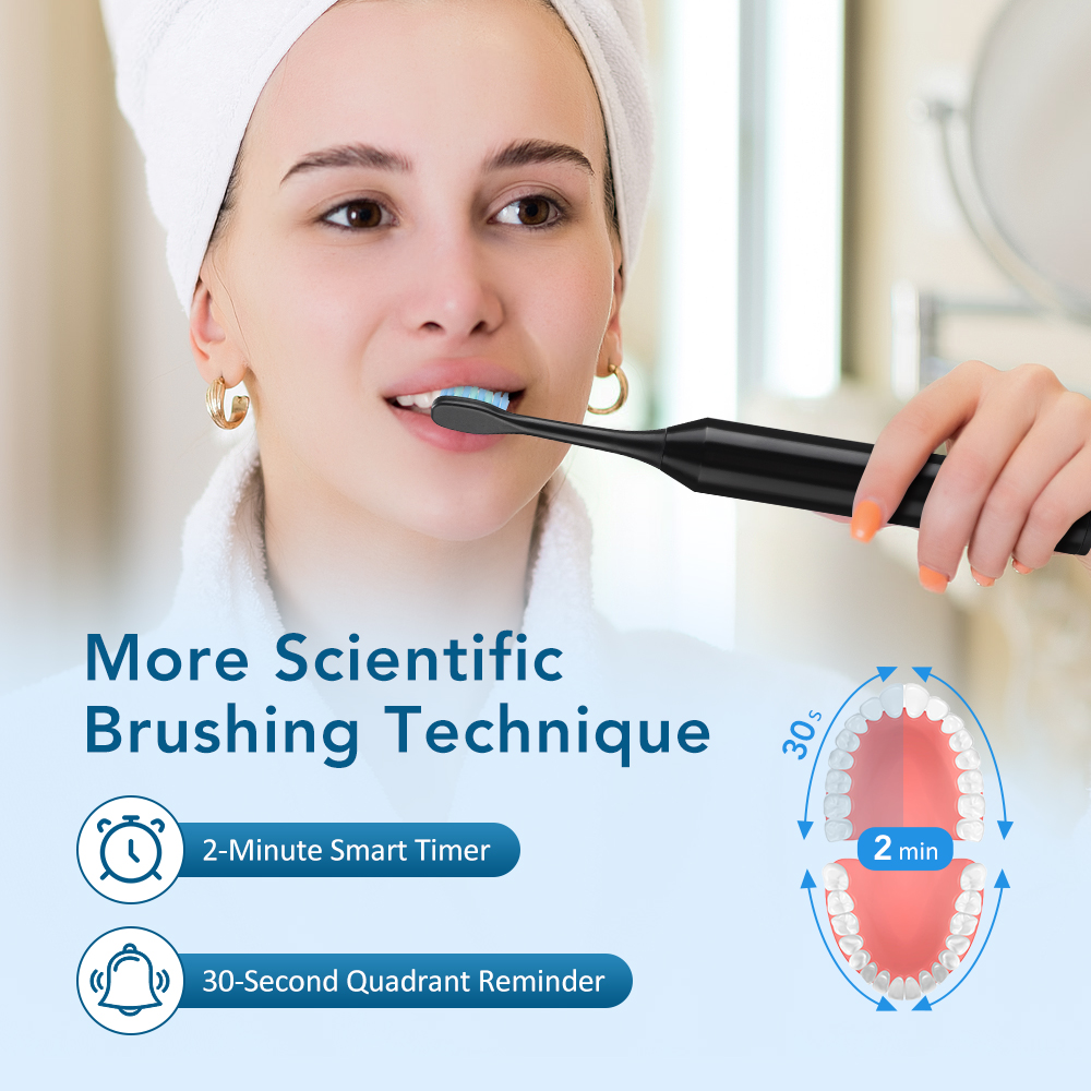 성인용 충전식 전동 칫솔 6가지 모드 깊은 청소 치아  - Teeth Whitening Toothbrush 리뷰 및 가격
