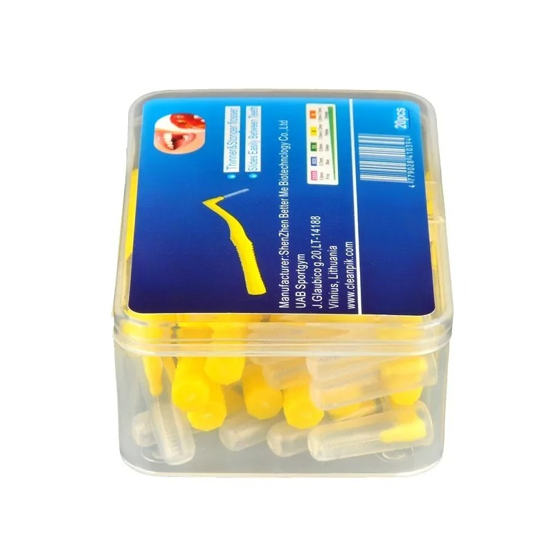 20Pcs L 자형 푸시 풀 치간 칫솔 치열 교정 이쑤 - Teeth Whitening Toothbrush 리뷰 및 가격