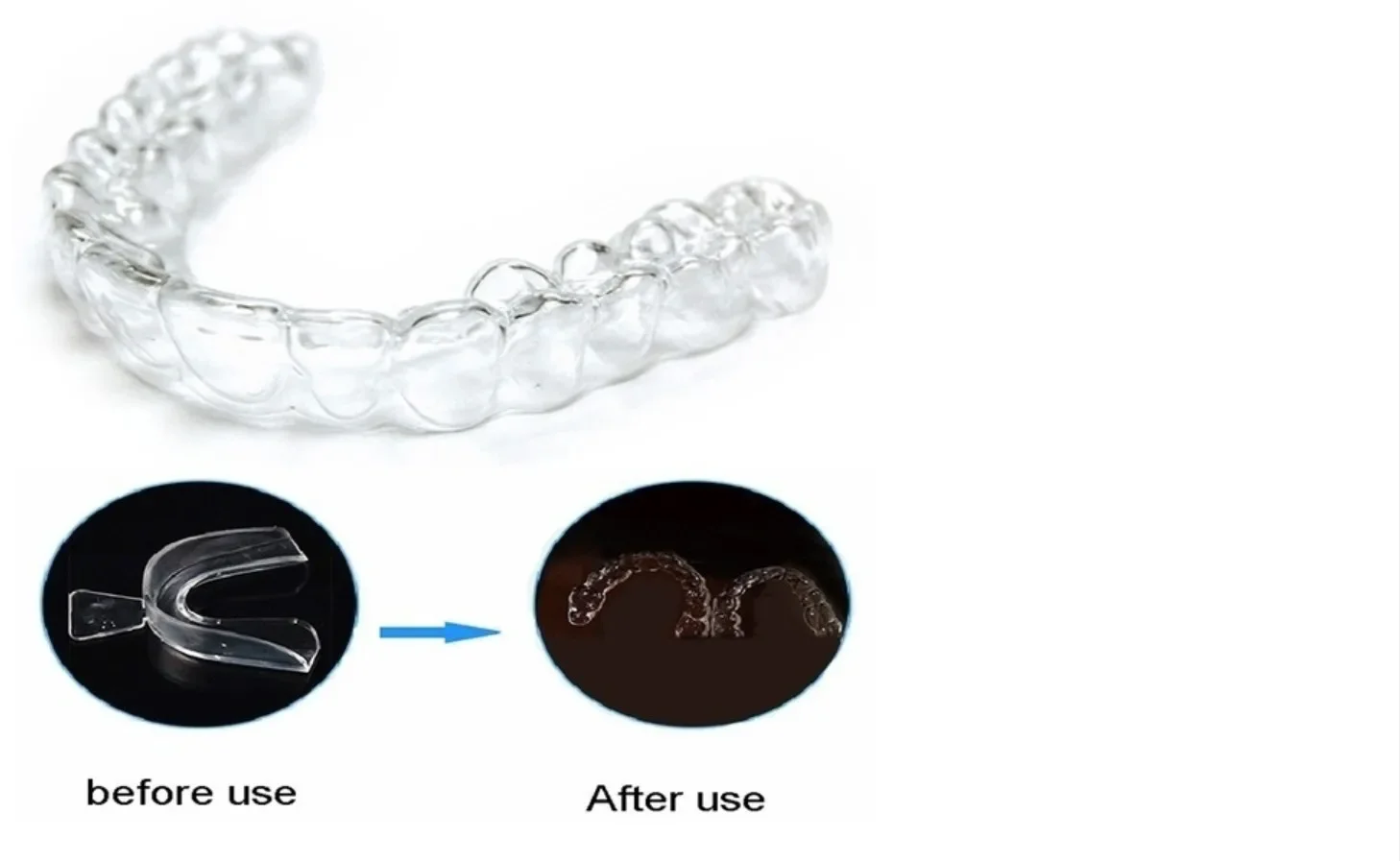 10pcs 입 가드 치아 보호대 Bruxism 연삭을위 - Teeth Whitening With Trays 리뷰 및 가격
