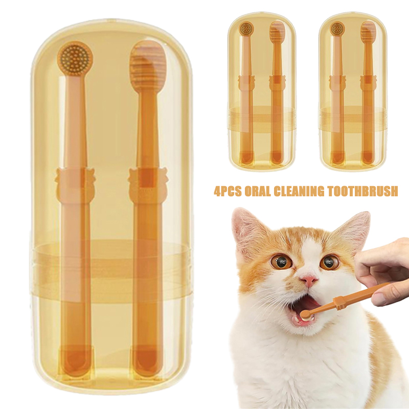 치아 미백 개 고양이 실리콘 소프트 칫솔 구강 관리 강 - Teeth Whitening Toothbrush 리뷰 및 가격