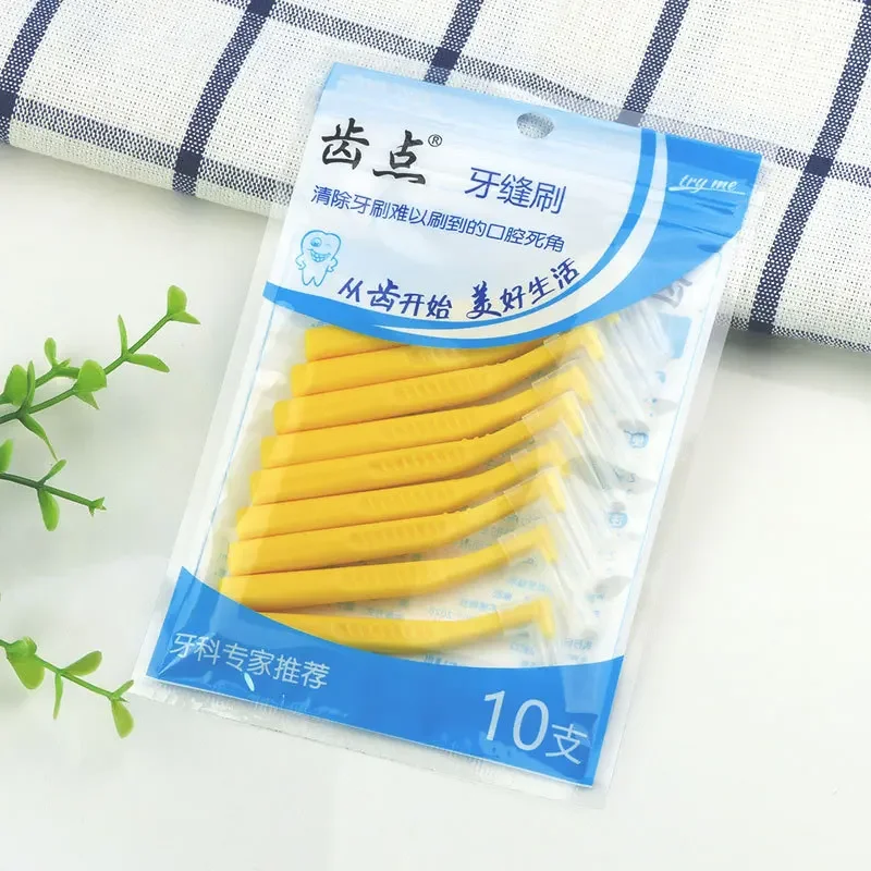 10Pcs L 모양 푸시-풀 치간 칫솔 치열 교정 이쑤 - Teeth Whitening Toothbrush 리뷰 및 가격