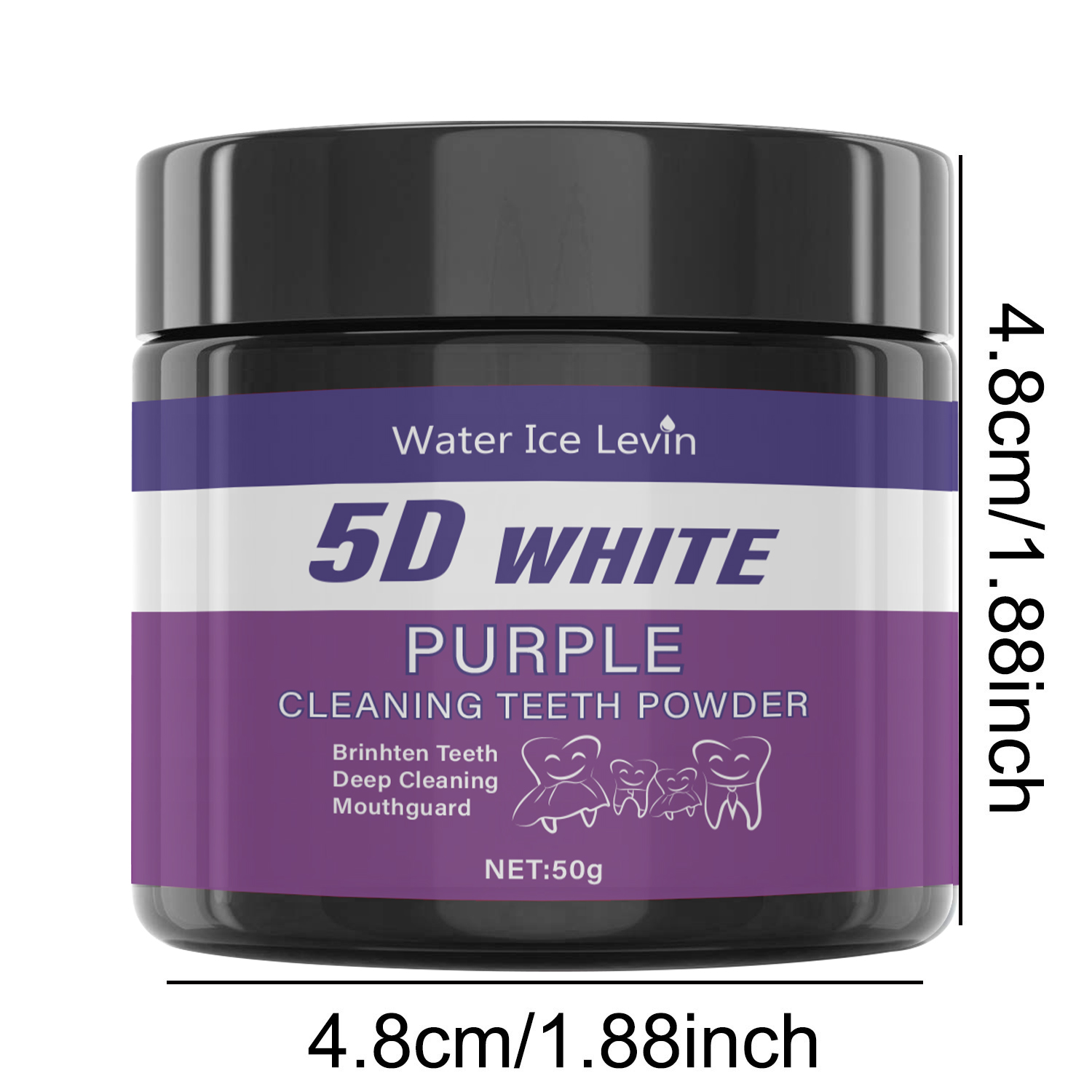 보라색 치아 세척 파우더 - 무황산염, 딥 클리닝 및  - Teeth Whitening Powder 리뷰 및 가격