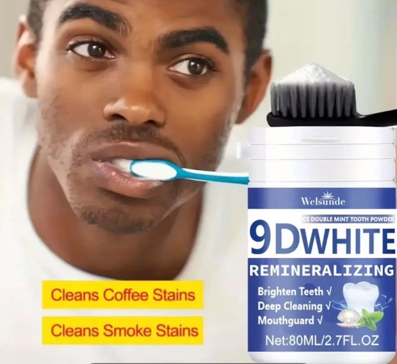 9D 화이트 레미네랄라이징 하이드록시아파타이트 치아 파 - Teeth Whitening Powder 리뷰 및 가격