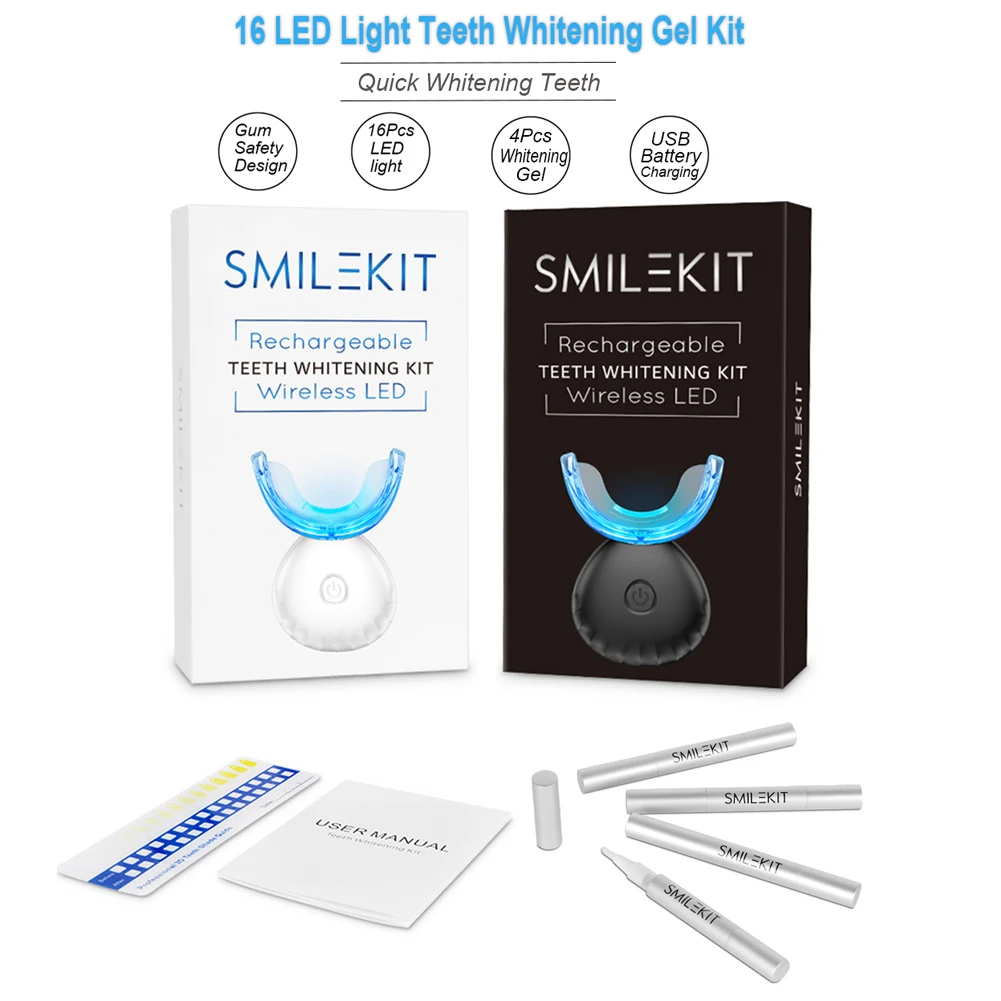 치과 치아 미백 키트 미니 16 LED 콜드 라이트 3 - Teeth Whitening Accelerator 리뷰 및 가격