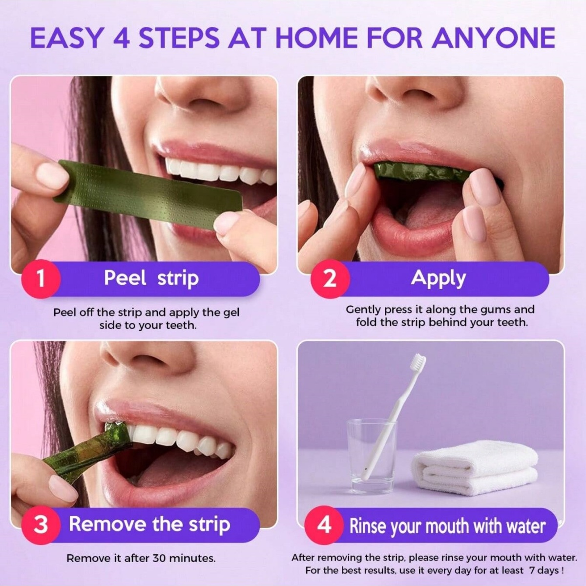 디럭스 화이트닝 치아 스티커 7/14/21 쌍 젤 화이 - Teeth Whitening Doctor 리뷰 및 가격
