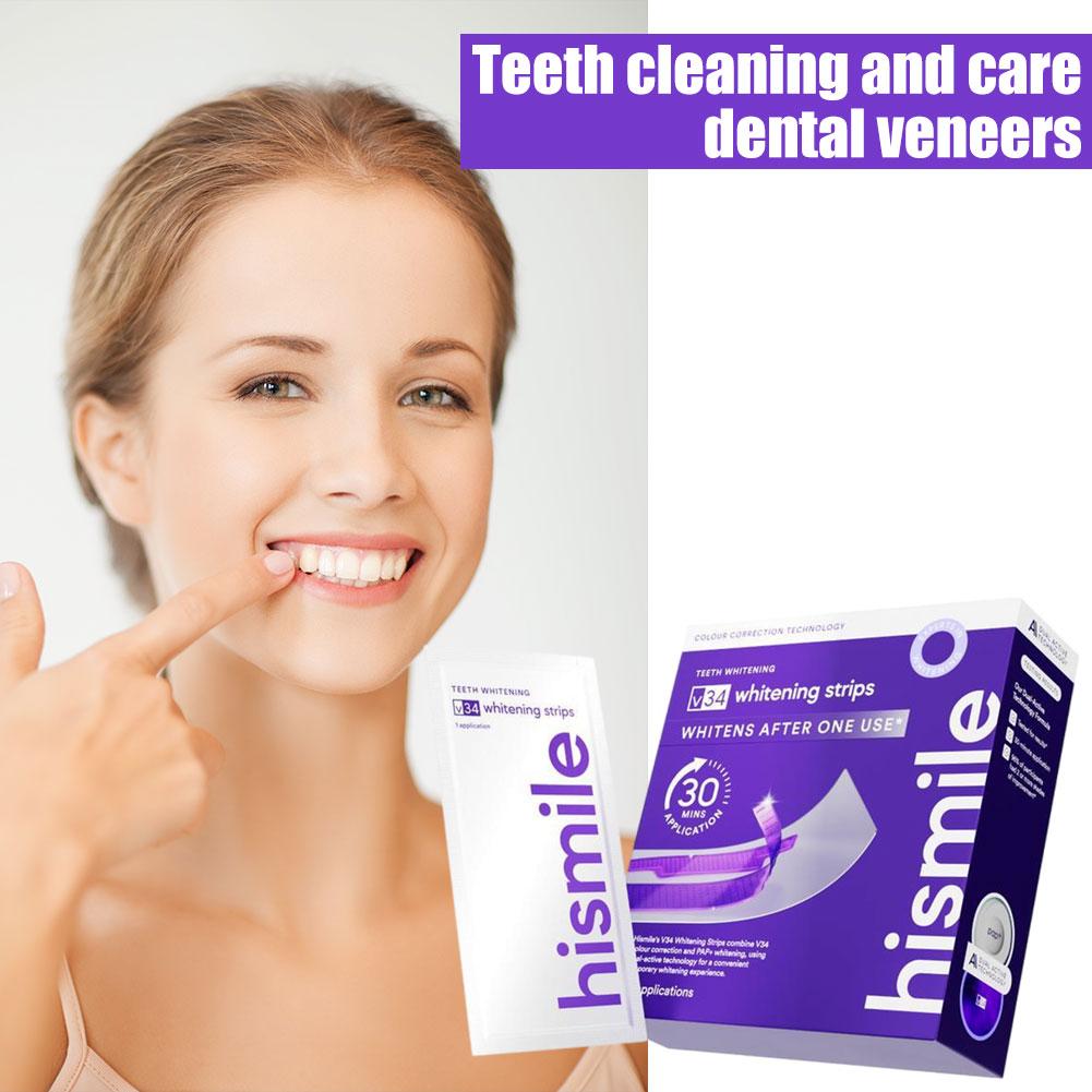 히스마일 V34 치아 미백 콤보 키트, 퍼플 얼룩 제거 - Teeth Whitening Fast 리뷰 및 가격