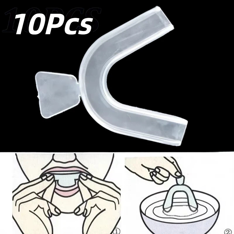 10개/세트 실리콘 마우스가드 치아 보호 마우스 트레이 - Teeth Whitening With Trays 리뷰 및 가격