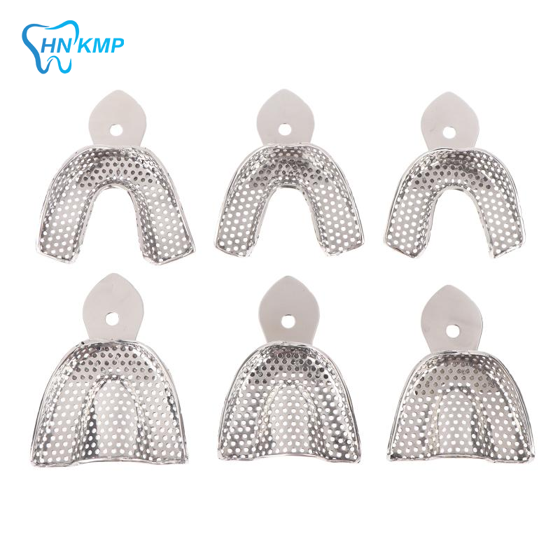6개 스테인리스 스틸 치과 인상 트레이, 세척이 간편한 - Teeth Whitening With Trays 리뷰 및 가격