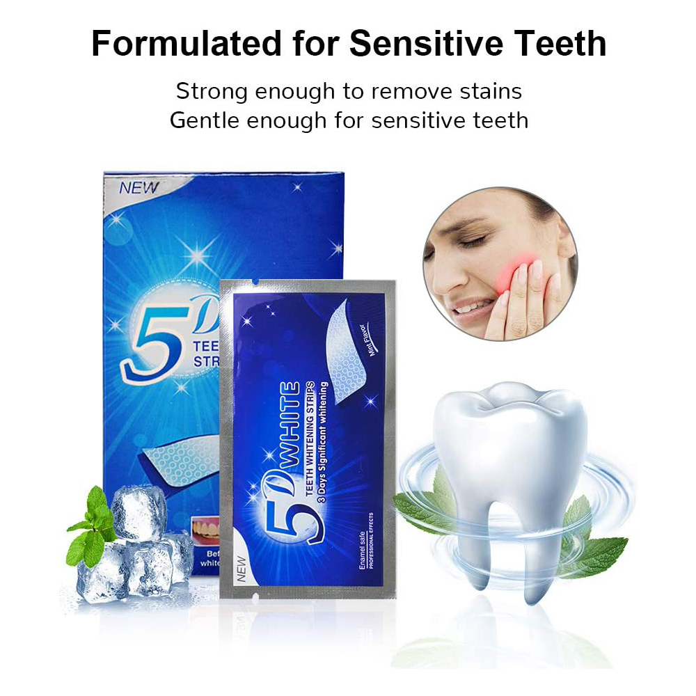 5D 화이트 치아 미백 스트립 미백 젤 화이트 스트립  - Teeth Whitening Doctor 리뷰 및 가격